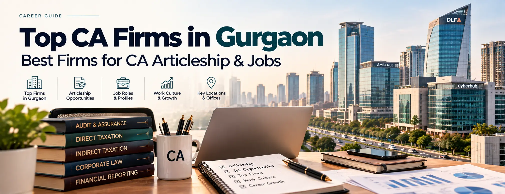 Top CA Firms in Gurgaon for CA Articleship & Jobs